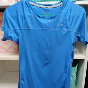 Nike Dri Fit Shirt Small Light Blue Athletic Shirt